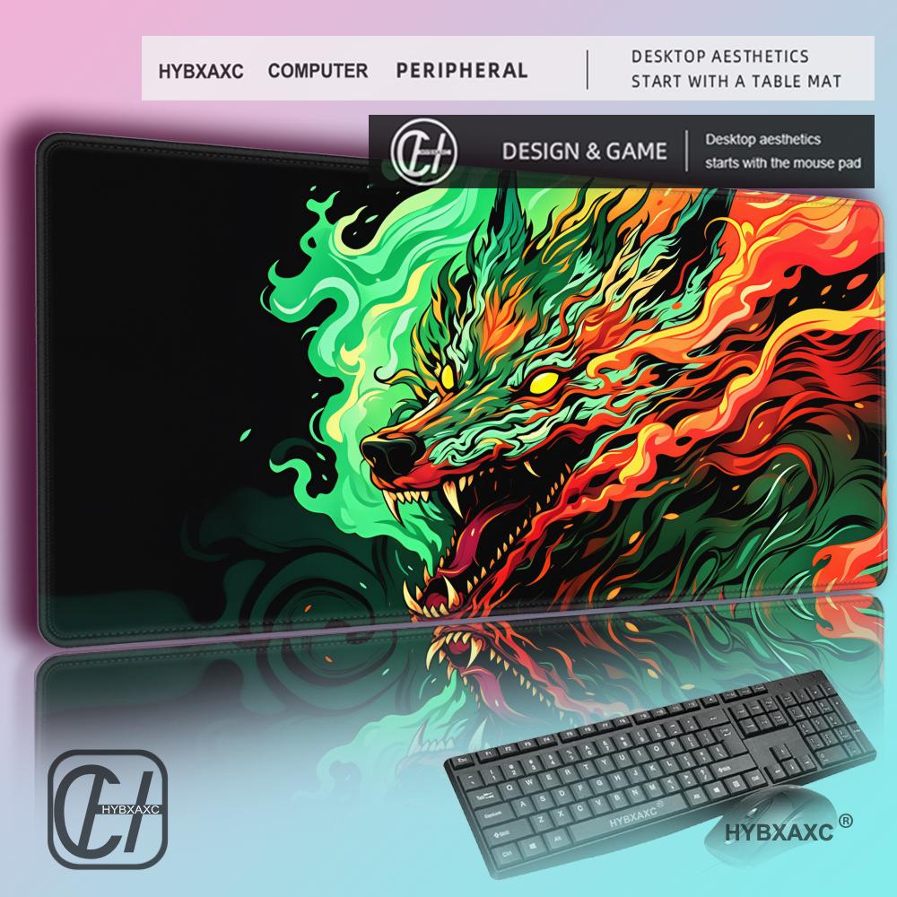 Laptop Accessories Design - HYBXAXC 대형 게이밍 마우스 패드 흑백