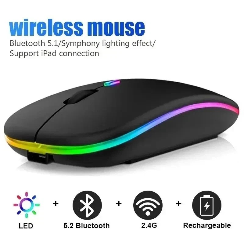 Laptop External Accessories - 무선 마우스 블루투스 듀얼 모드 컴포트