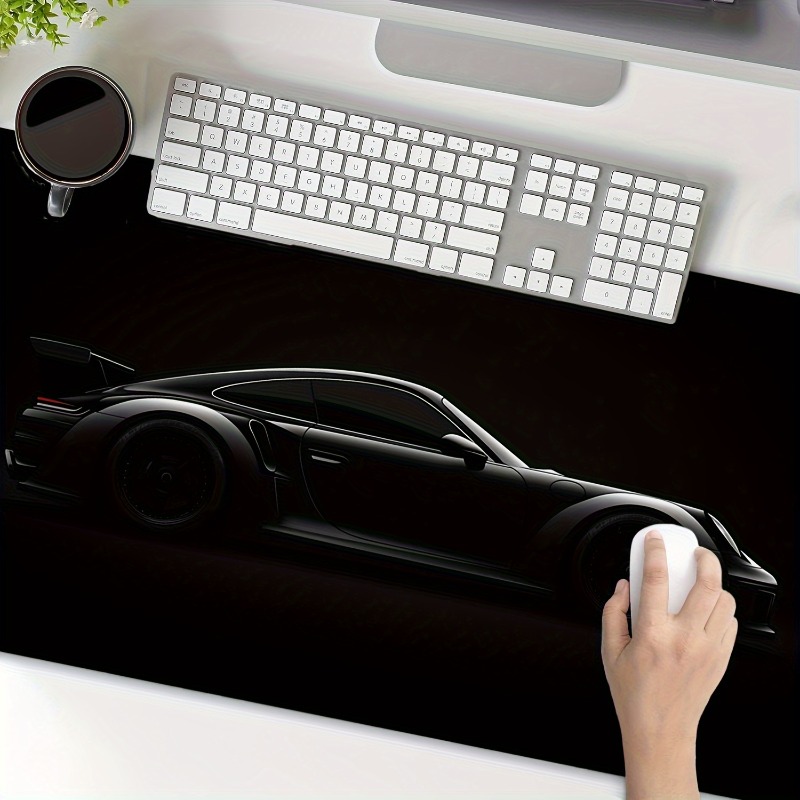 Laptop Accessories Design - 대형 무광 블랙 게이밍 마우스 패드