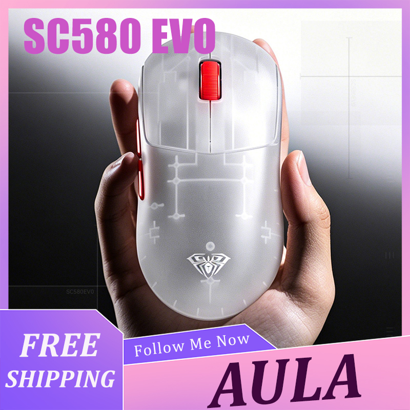Laptop Accessories Gaming - AULA SC580 EVO 마우스 경량 무선