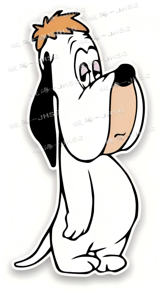 Droopy Dog 만화 스티커, 자동차, 오토바이,  - Laptop External Accessories 리뷰 및 가격