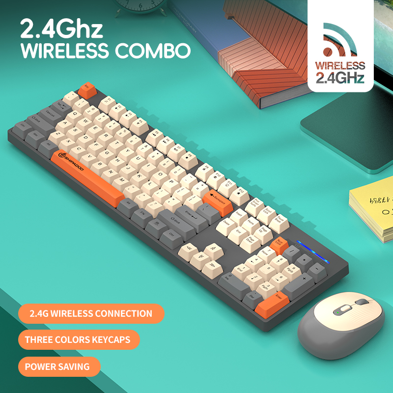 2.4G 무선 사무용 키보드 마우스 콤보 세트, 사무실 - Laptop External Accessories 리뷰 및 가격