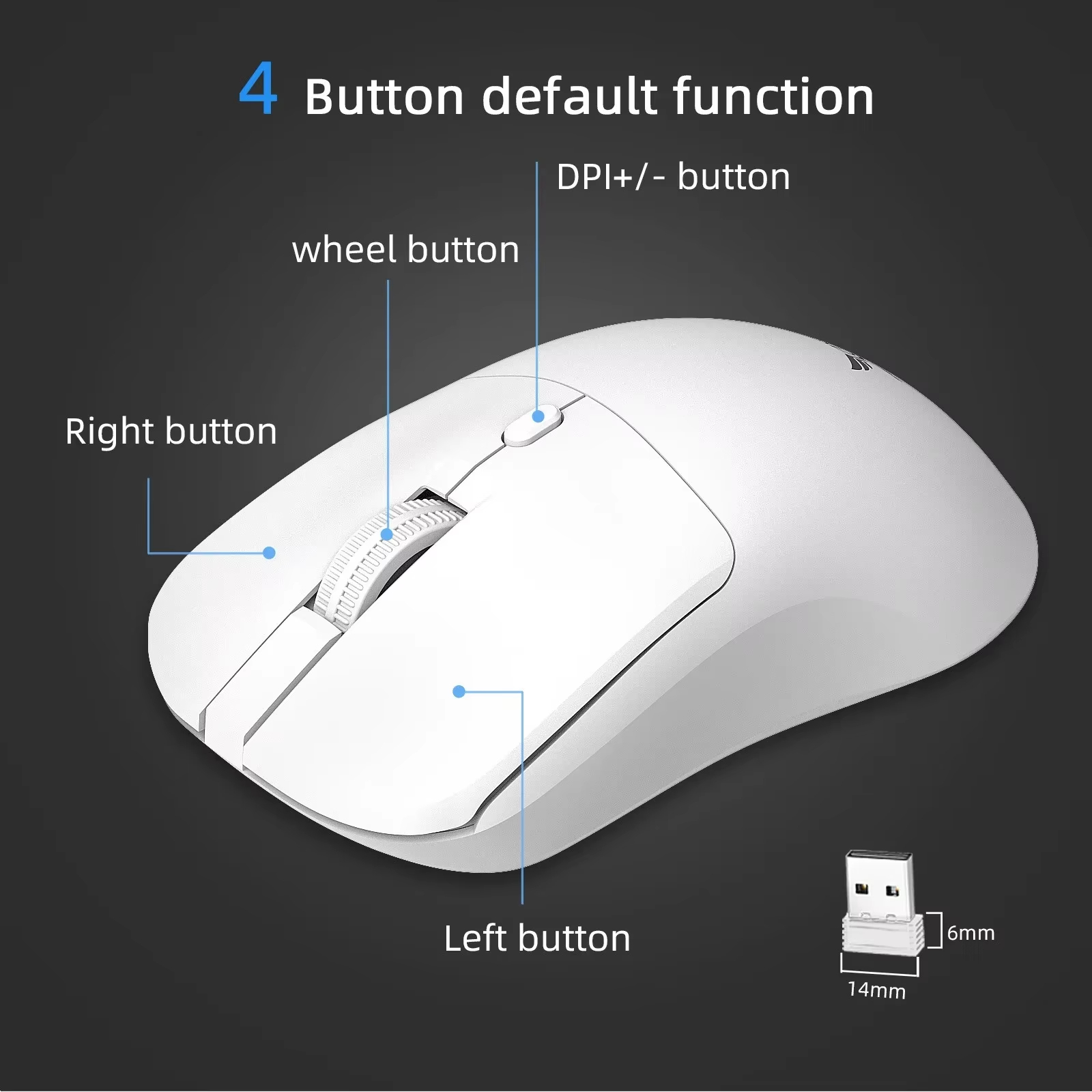 PC/노트북/Macbook Pro용 무선 마우스 USB - Laptop External Accessories 리뷰 및 가격