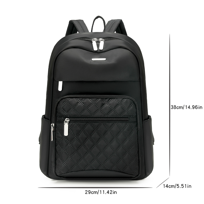 패션 격자 무늬 통근 데이 팟 여성 방수 나일론 배낭  - Laptop Bag Waterproof 리뷰 및 가격