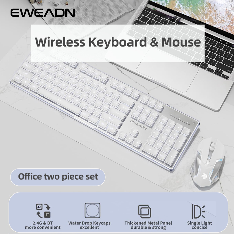 EWEADN V3 무선 무음 사무용 키보드 및 마우스  - Laptop External Accessories 리뷰 및 가격