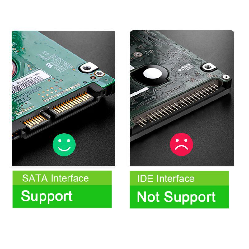 USB 타입 C 투명 2.5인치 외장 스토리지 케이스  - Laptop External Accessories 리뷰 및 가격