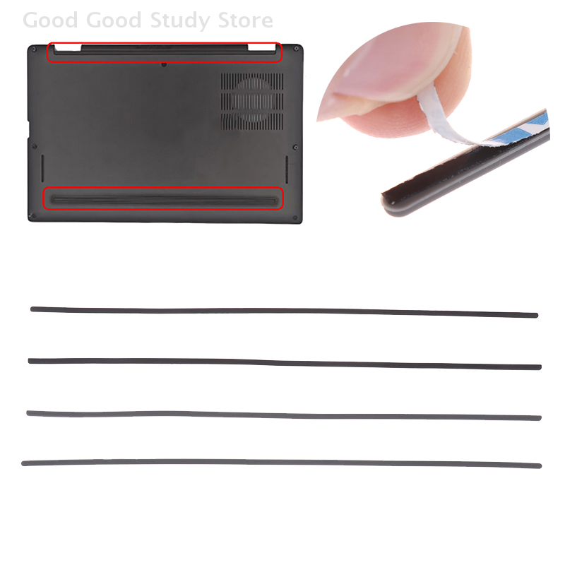 1/2Pcs 노트북 고무 스트립 컴퓨터 DIY 하단 케 - Laptop Accessories Dell 리뷰 및 가격