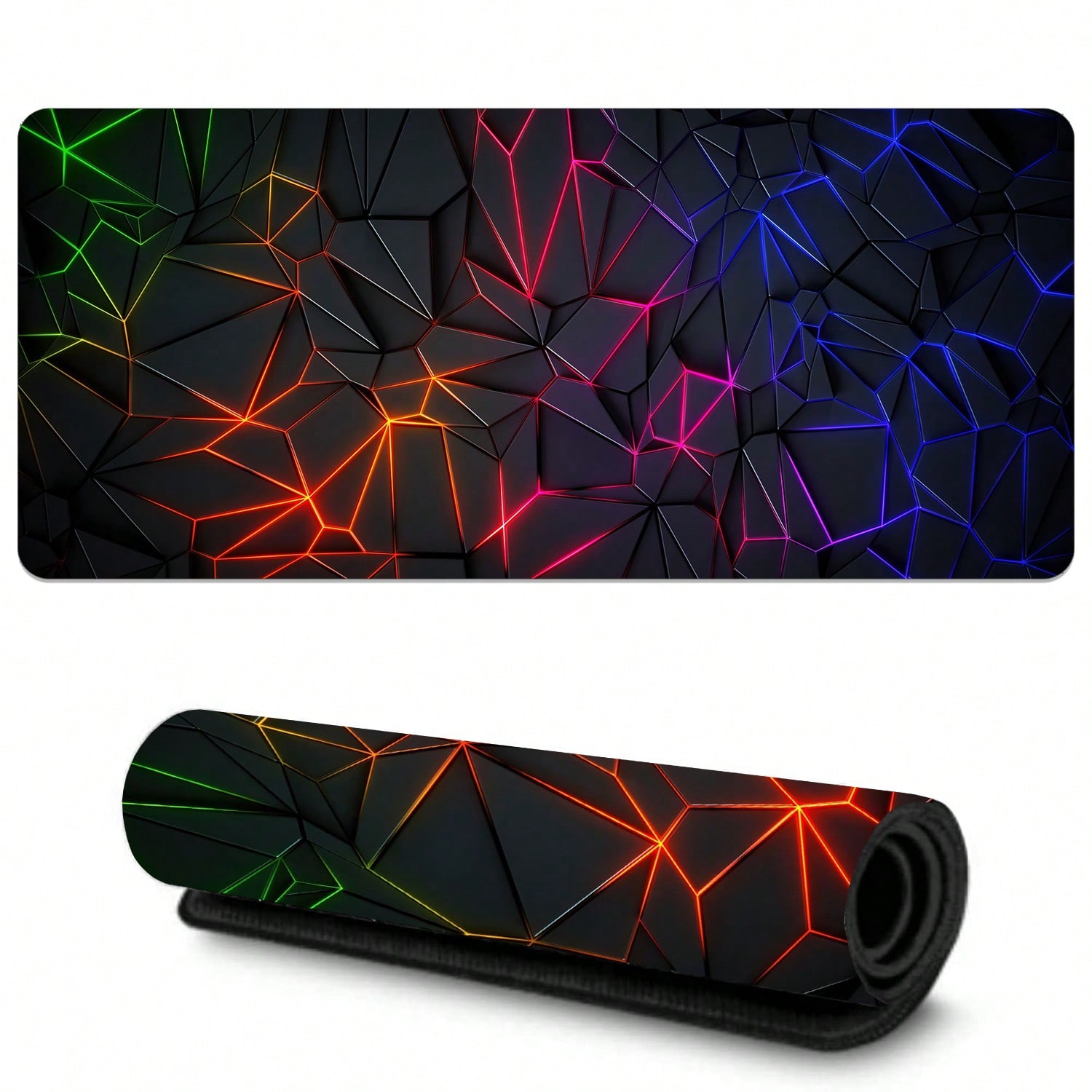1pc 대형 마우스 패드 세련된 기하학적 디자인 데스크 - Laptop Accessories Design 리뷰 및 가격