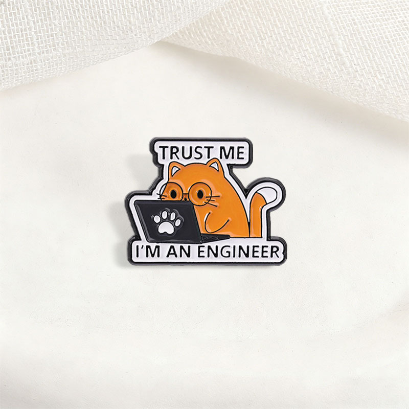 나는 엔지니어다라는 문구가 있는 에나멜 핀, 자신감 넘 - Laptop Accessories Design 리뷰 및 가격
