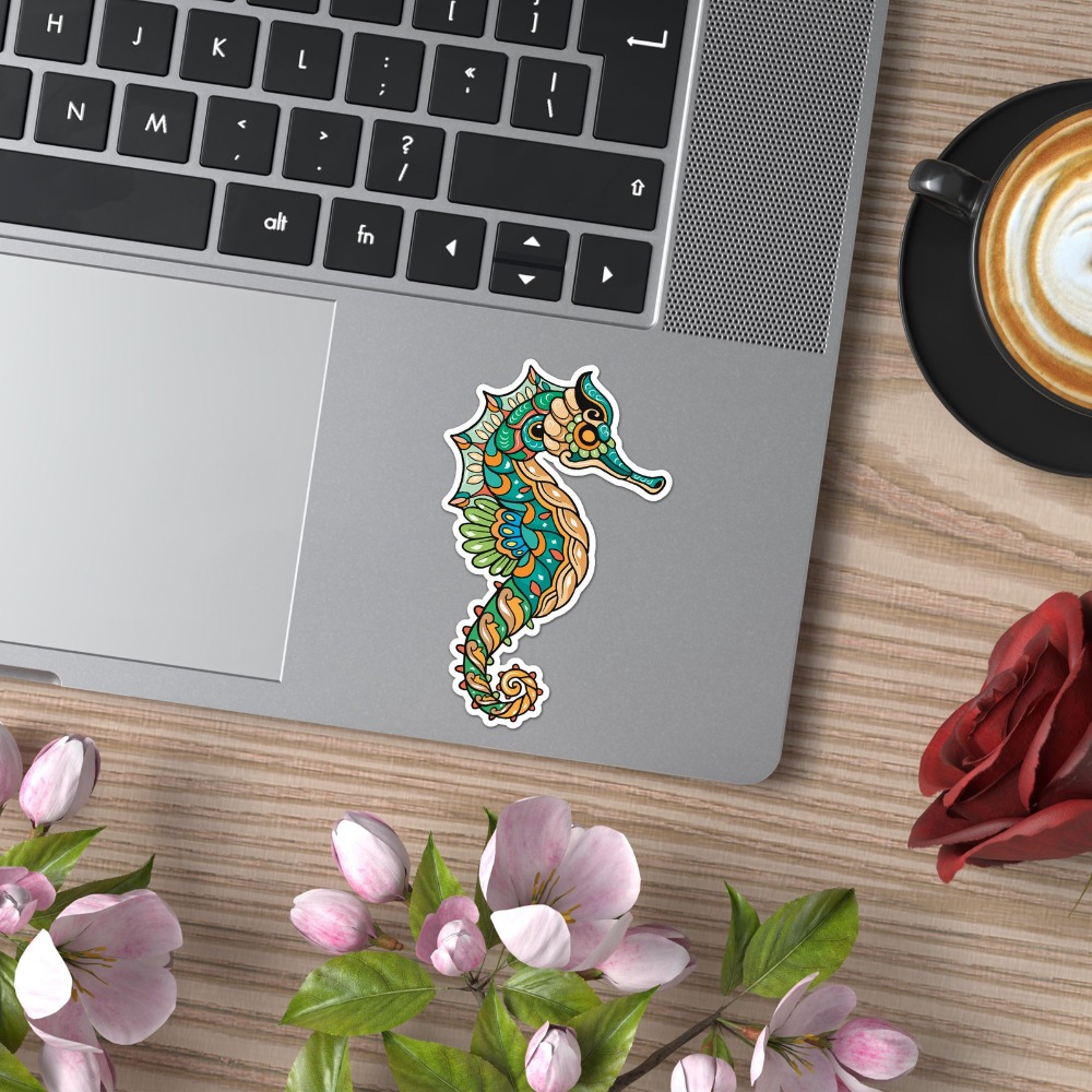 다채로운 해마 디자인 재미있는 최고 품질 스크래치 방지 - Laptop Accessories Design 리뷰 및 가격