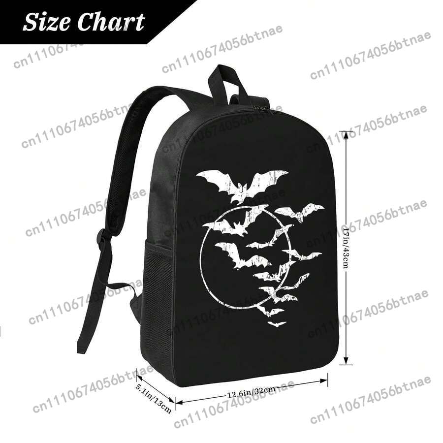 할로윈 박쥐의 군집 보름달 무시무시한 빈티지 아트 백팩 - Laptop Bag Waterproof 리뷰 및 가격