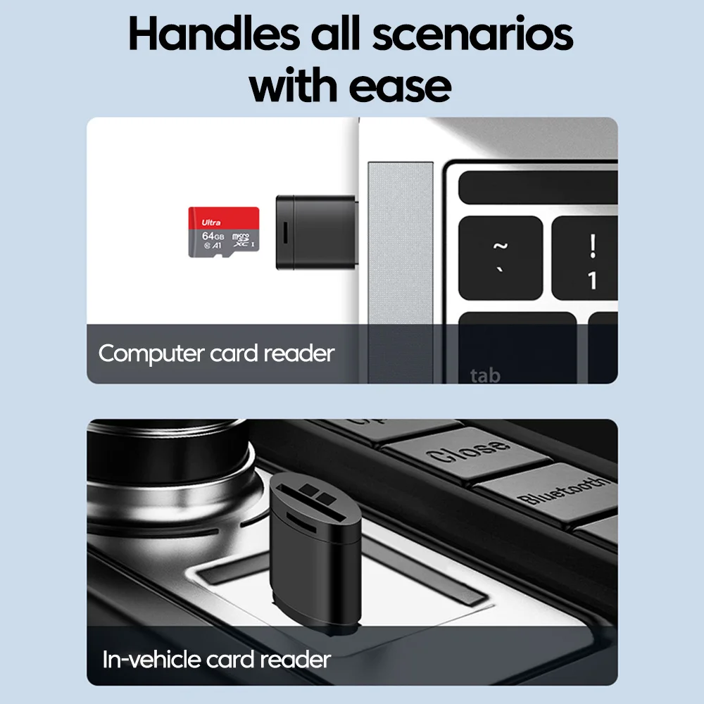USB 2.0 미니 TF 카드 리더, 차량용 외장 스토 - Laptop External Accessories 리뷰 및 가격