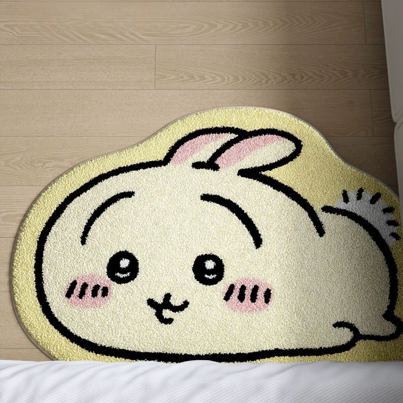 치이카와 만화 러그 애니메이션 하치와레 우사기 플러시  - Laptop Accessories Cute 리뷰 및 가격