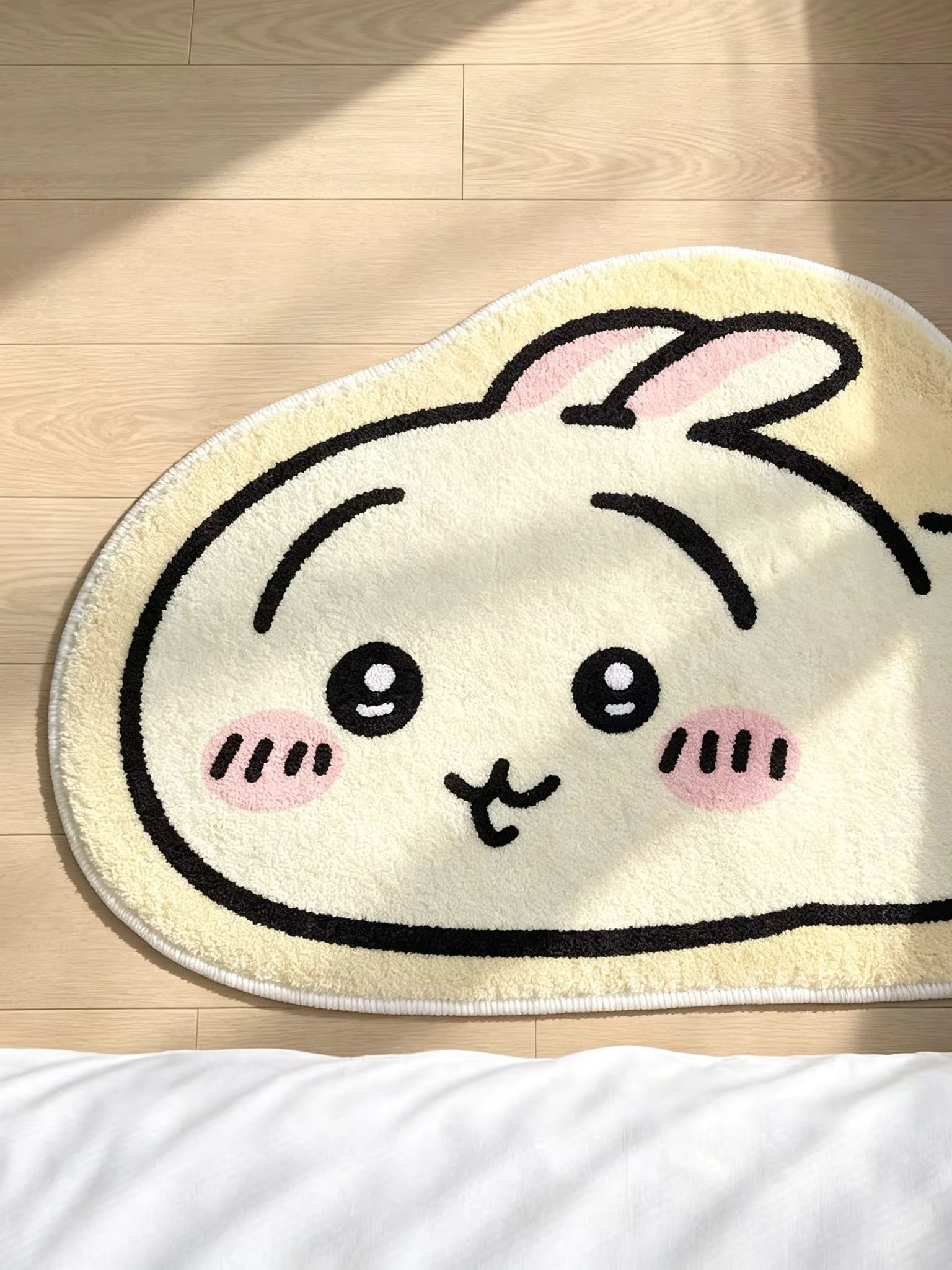 치이카와 만화 러그 애니메이션 하치와레 우사기 플러시  - Laptop Accessories Cute 리뷰 및 가격